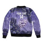 Hobart Hurricanes NAIDOC Week 2026 Custom Sleeve Zip Bomber Jacket 50 Years Deadly Indigenous Art Glitter Effect