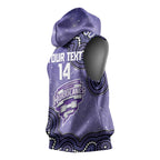 Hobart Hurricanes NAIDOC Week 2026 Custom Sleeveless Hoodie 50 Years Deadly Indigenous Art Glitter Effect