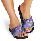 Hobart Hurricanes NAIDOC Week 2026 Custom Slide Sandals 50 Years Deadly Indigenous Art Glitter Effect