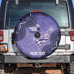 Hobart Hurricanes NAIDOC Week 2026 Custom Spare Tire Cover 50 Years Deadly Indigenous Art Glitter Effect