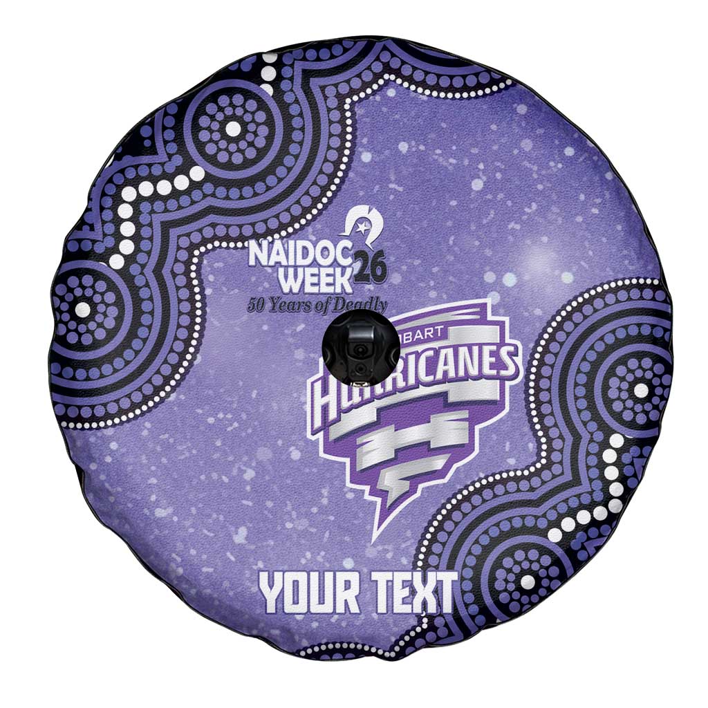 Hobart Hurricanes NAIDOC Week 2026 Custom Spare Tire Cover 50 Years Deadly Indigenous Art Glitter Effect