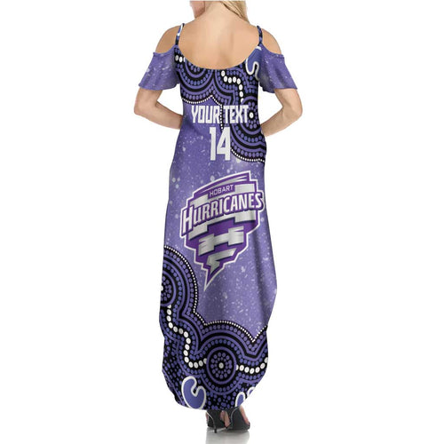 Hobart Hurricanes NAIDOC Week 2026 Custom Summer Maxi Dress 50 Years Deadly Indigenous Art Glitter Effect