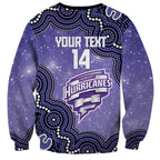 Hobart Hurricanes NAIDOC Week 2026 Custom Sweatshirt 50 Years Deadly Indigenous Art Glitter Effect