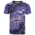 Hobart Hurricanes NAIDOC Week 2026 Custom T Shirt 50 Years Deadly Indigenous Art Glitter Effect