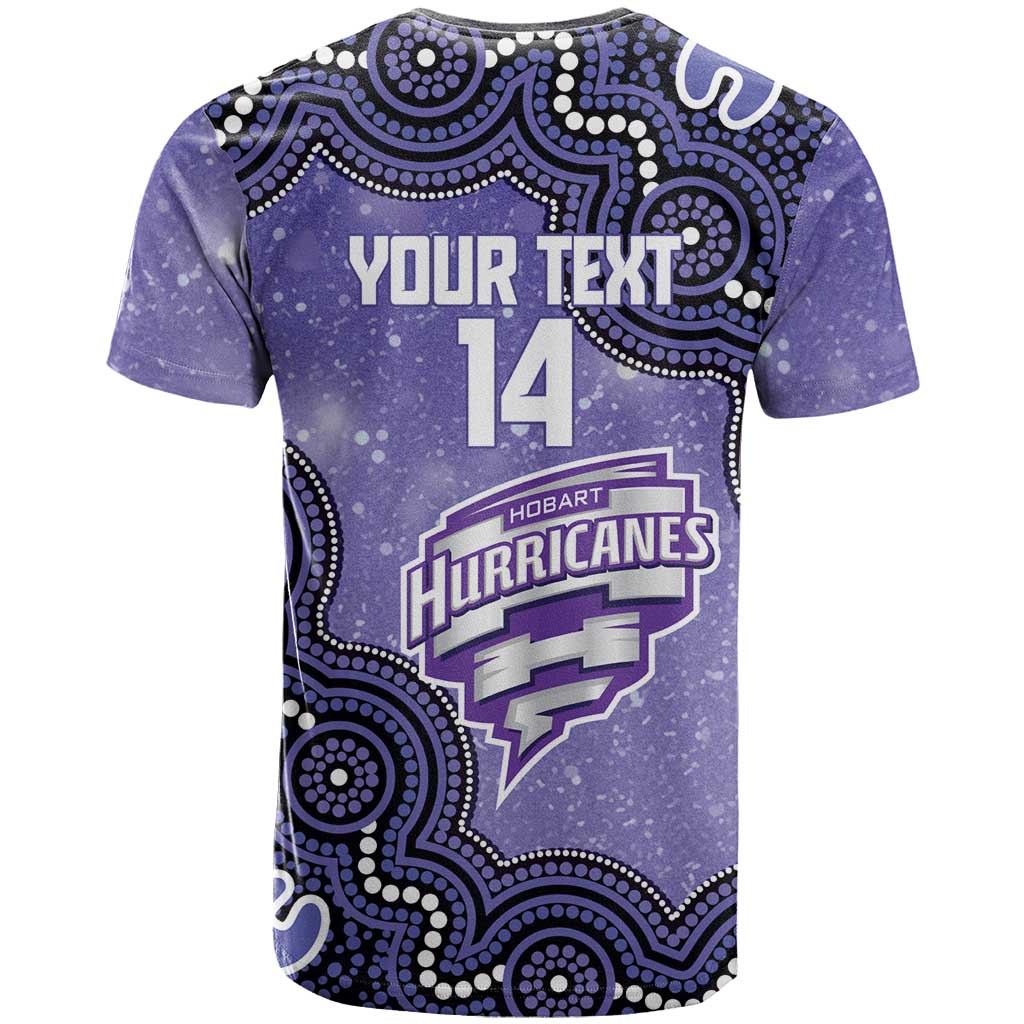 Hobart Hurricanes NAIDOC Week 2026 Custom T Shirt 50 Years Deadly Indigenous Art Glitter Effect