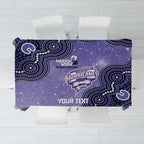Hobart Hurricanes NAIDOC Week 2026 Custom Tablecloth 50 Years Deadly Indigenous Art Glitter Effect
