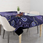 Hobart Hurricanes NAIDOC Week 2026 Custom Tablecloth 50 Years Deadly Indigenous Art Glitter Effect