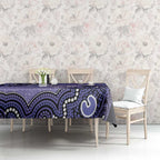 Hobart Hurricanes NAIDOC Week 2026 Custom Tablecloth 50 Years Deadly Indigenous Art Glitter Effect