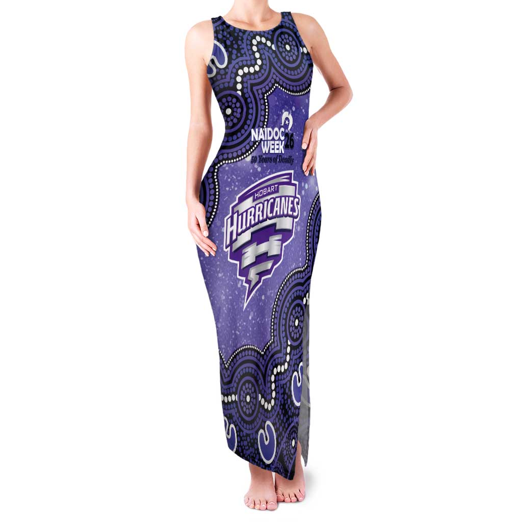 Hobart Hurricanes NAIDOC Week 2026 Custom Tank Maxi Dress 50 Years Deadly Indigenous Art Glitter Effect