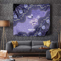 Hobart Hurricanes NAIDOC Week 2026 Custom Tapestry 50 Years Deadly Indigenous Art Glitter Effect