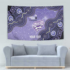 Hobart Hurricanes NAIDOC Week 2026 Custom Tapestry 50 Years Deadly Indigenous Art Glitter Effect