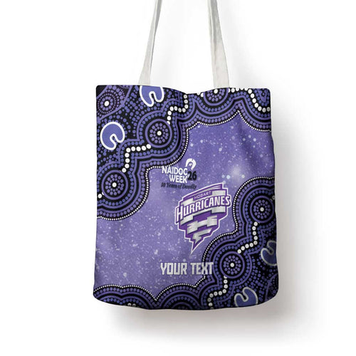 Hobart Hurricanes NAIDOC Week 2026 Custom Tote Bag 50 Years Deadly Indigenous Art Glitter Effect