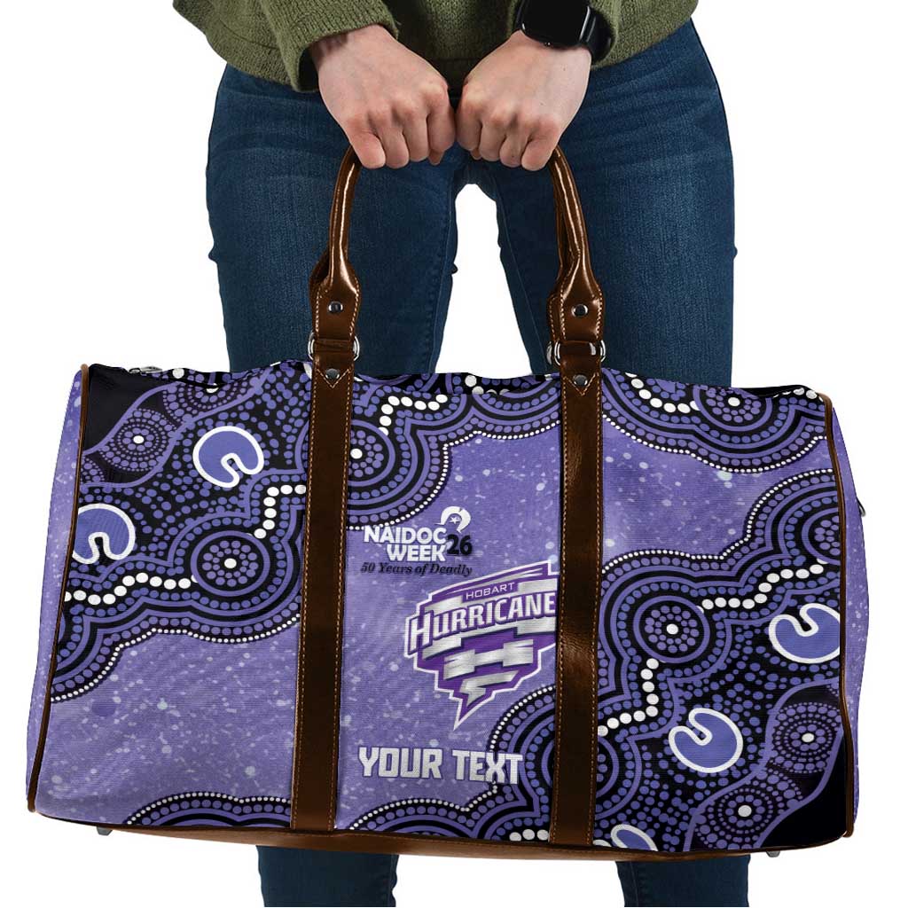 Hobart Hurricanes NAIDOC Week 2026 Custom Travel Bag 50 Years Deadly Indigenous Art Glitter Effect