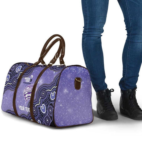 Hobart Hurricanes NAIDOC Week 2026 Custom Travel Bag 50 Years Deadly Indigenous Art Glitter Effect