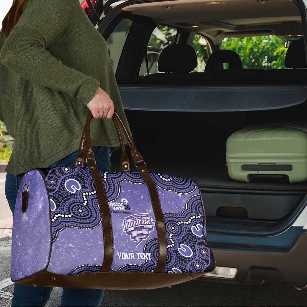 Hobart Hurricanes NAIDOC Week 2026 Custom Travel Bag 50 Years Deadly Indigenous Art Glitter Effect