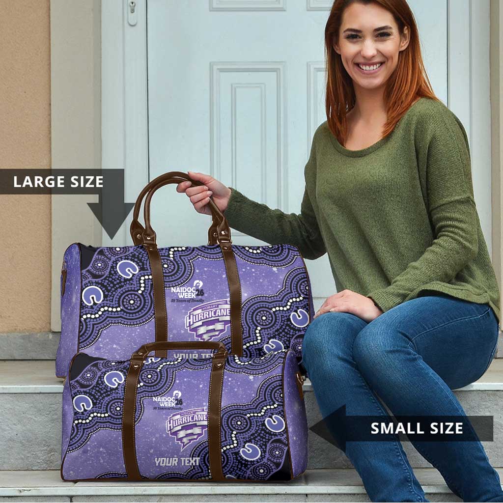 Hobart Hurricanes NAIDOC Week 2026 Custom Travel Bag 50 Years Deadly Indigenous Art Glitter Effect