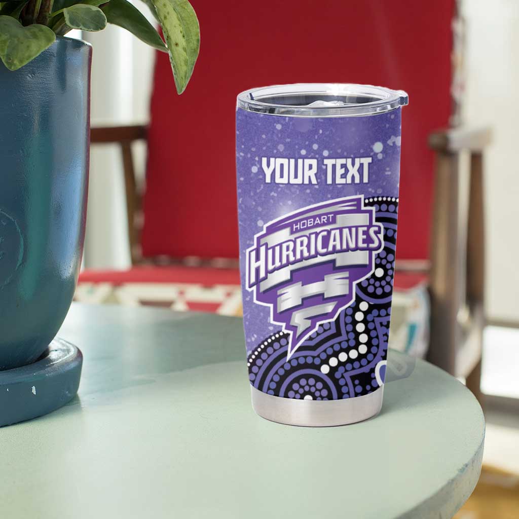 Hobart Hurricanes NAIDOC Week 2026 Custom Tumbler Cup 50 Years Deadly Indigenous Art Glitter Effect
