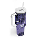 Hobart Hurricanes NAIDOC Week 2026 Custom Tumbler With Handle 50 Years Deadly Indigenous Art Glitter Effect
