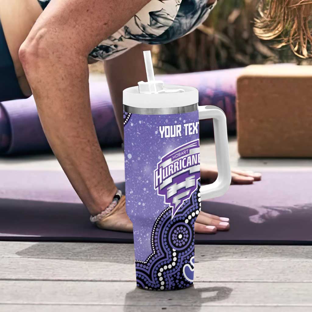 Hobart Hurricanes NAIDOC Week 2026 Custom Tumbler With Handle 50 Years Deadly Indigenous Art Glitter Effect