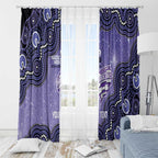 Hobart Hurricanes NAIDOC Week 2026 Custom Window Curtain 50 Years Deadly Indigenous Art Glitter Effect