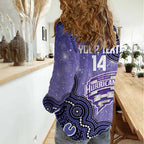 Hobart Hurricanes NAIDOC Week 2026 Custom Women Casual Shirt 50 Years Deadly Indigenous Art Glitter Effect