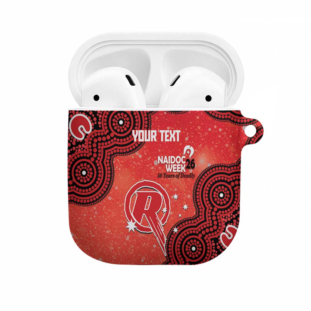 Melbourne Renegades NAIDOC Week 2026 Custom AirPods Case 50 Years Deadly Indigenous Art Glitter Effect