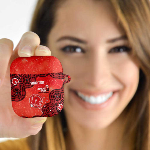 Melbourne Renegades NAIDOC Week 2026 Custom AirPods Case 50 Years Deadly Indigenous Art Glitter Effect