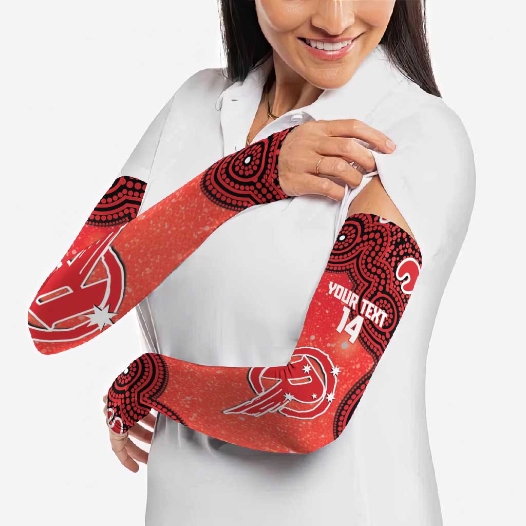 Melbourne Renegades NAIDOC Week 2026 Custom Arm Sleeves 50 Years Deadly Indigenous Art Glitter Effect