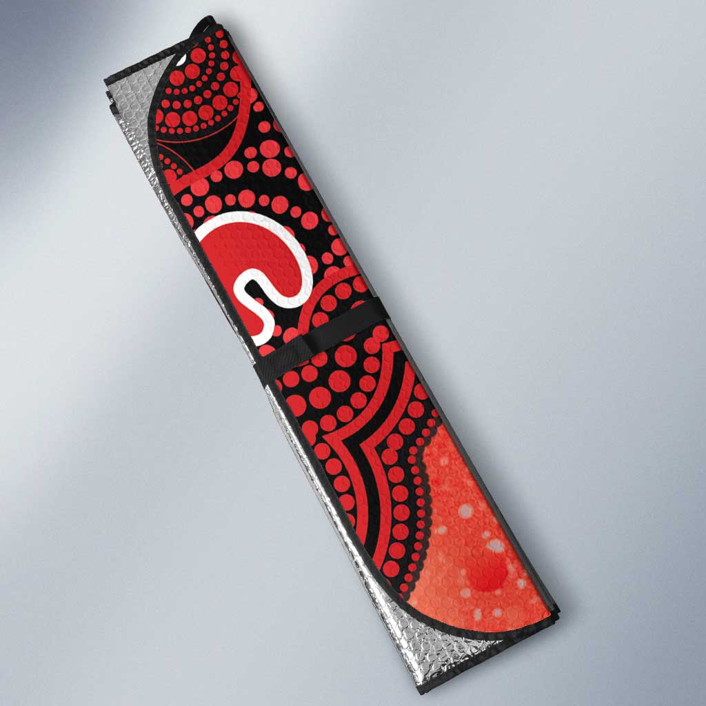 Melbourne Renegades NAIDOC Week 2026 Custom Auto Sun Shade 50 Years Deadly Indigenous Art Glitter Effect