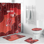 Melbourne Renegades NAIDOC Week 2026 Custom Bathroom Set 50 Years Deadly Indigenous Art Glitter Effect