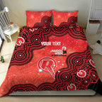 Melbourne Renegades NAIDOC Week 2026 Custom Bedding Set 50 Years Deadly Indigenous Art Glitter Effect