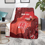 Melbourne Renegades NAIDOC Week 2026 Custom Blanket 50 Years Deadly Indigenous Art Glitter Effect