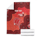 Melbourne Renegades NAIDOC Week 2026 Custom Blanket 50 Years Deadly Indigenous Art Glitter Effect