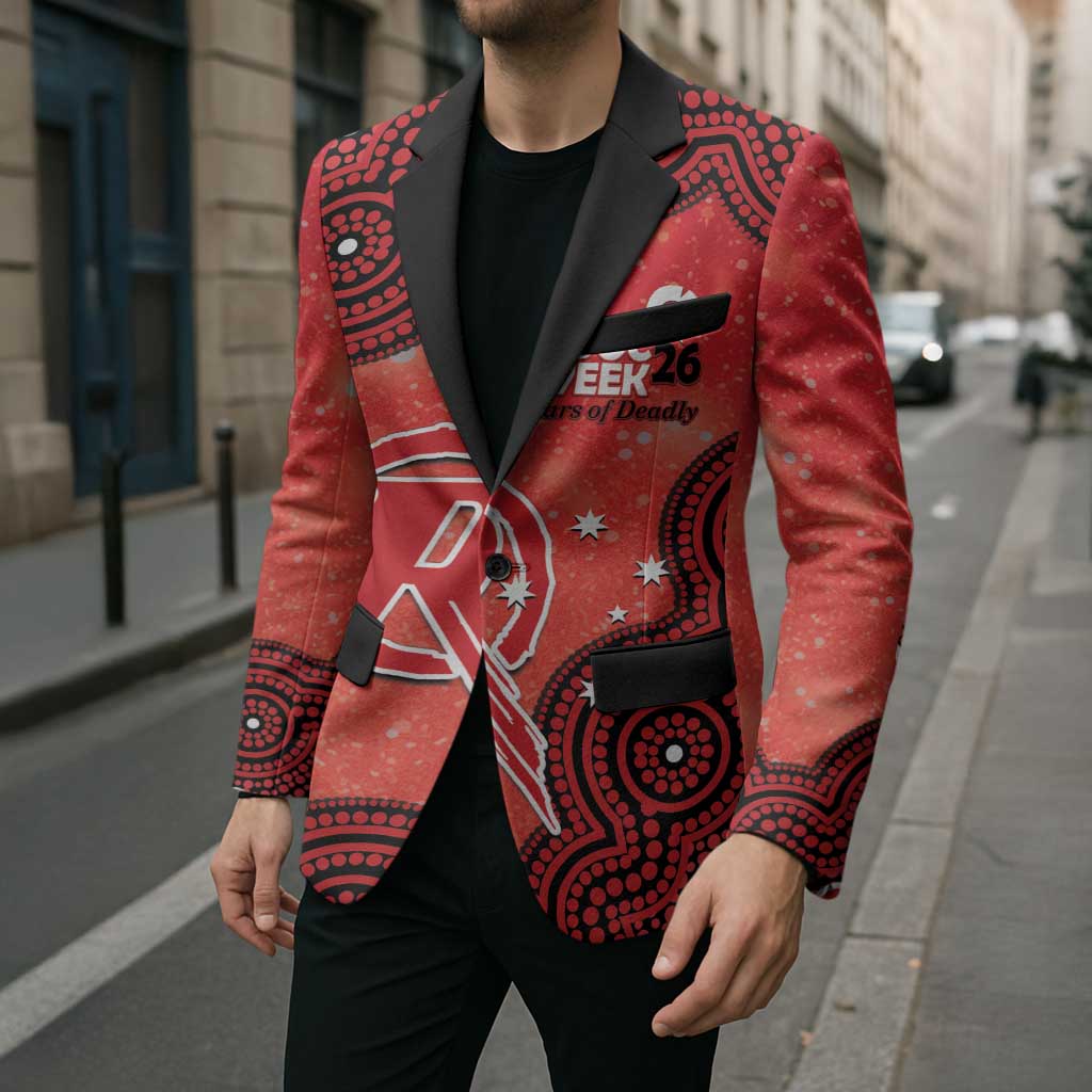 Melbourne Renegades NAIDOC Week 2026 Custom Blazer 50 Years Deadly Indigenous Art Glitter Effect