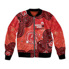 Melbourne Renegades NAIDOC Week 2026 Custom Bomber Jacket 50 Years Deadly Indigenous Art Glitter Effect