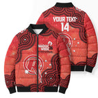 Melbourne Renegades NAIDOC Week 2026 Custom Bomber Puffer Jacket 50 Years Deadly Indigenous Art Glitter Effect
