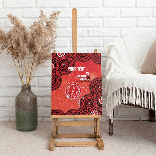 Melbourne Renegades NAIDOC Week 2026 Custom Canvas Wall Art 50 Years Deadly Indigenous Art Glitter Effect