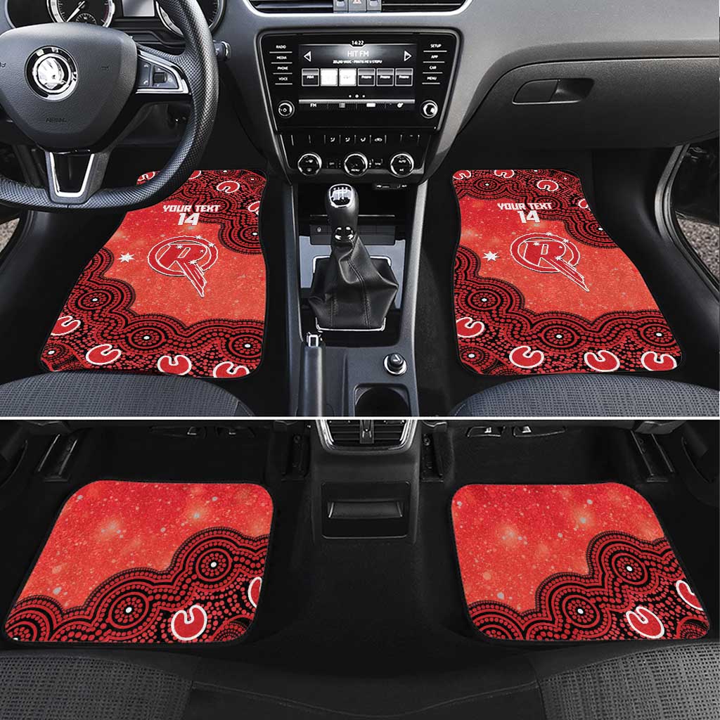 Melbourne Renegades NAIDOC Week 2026 Custom Car Mats 50 Years Deadly Indigenous Art Glitter Effect