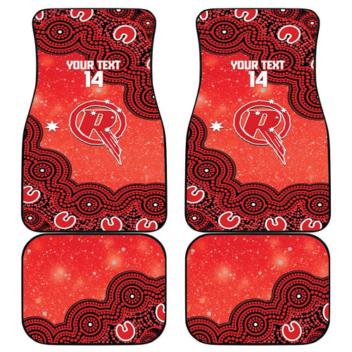 Melbourne Renegades NAIDOC Week 2026 Custom Car Mats 50 Years Deadly Indigenous Art Glitter Effect