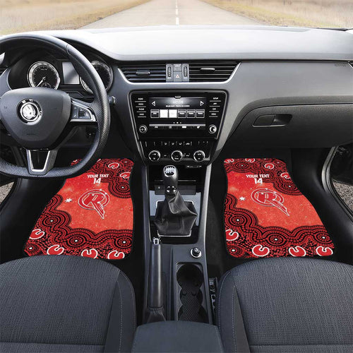 Melbourne Renegades NAIDOC Week 2026 Custom Car Mats 50 Years Deadly Indigenous Art Glitter Effect