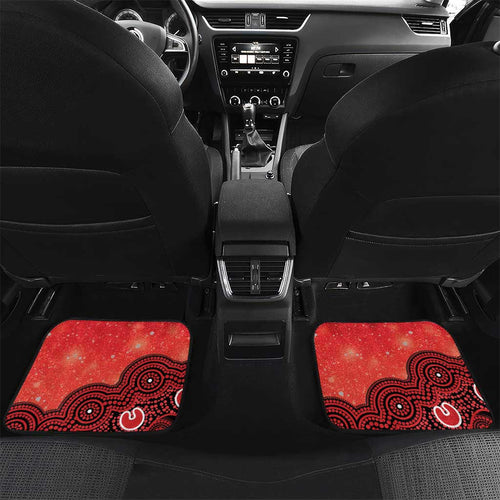 Melbourne Renegades NAIDOC Week 2026 Custom Car Mats 50 Years Deadly Indigenous Art Glitter Effect
