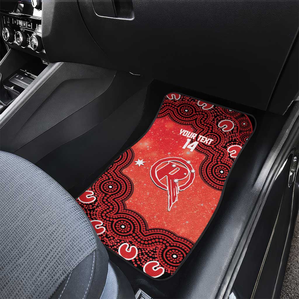Melbourne Renegades NAIDOC Week 2026 Custom Car Mats 50 Years Deadly Indigenous Art Glitter Effect