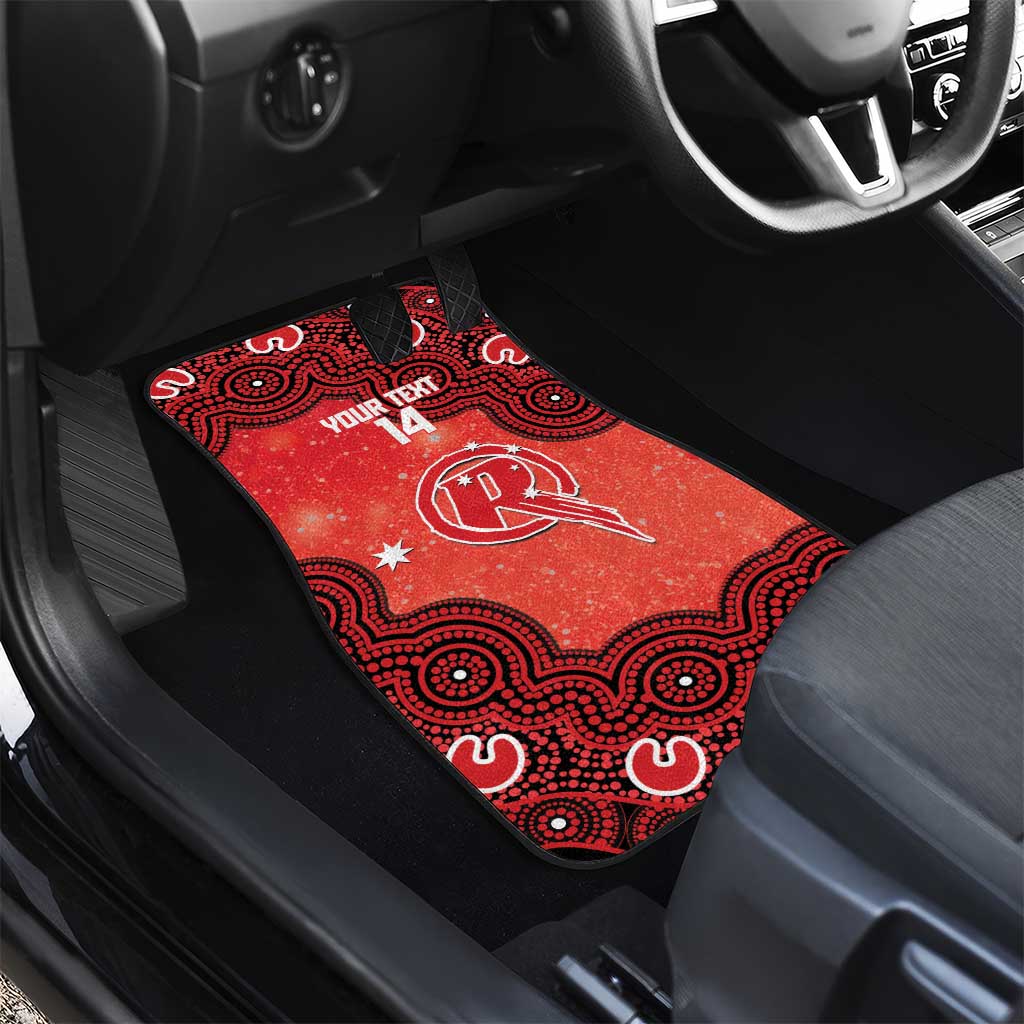 Melbourne Renegades NAIDOC Week 2026 Custom Car Mats 50 Years Deadly Indigenous Art Glitter Effect