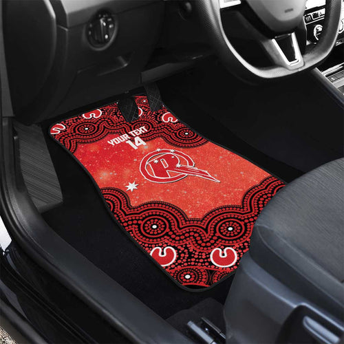 Melbourne Renegades NAIDOC Week 2026 Custom Car Mats 50 Years Deadly Indigenous Art Glitter Effect