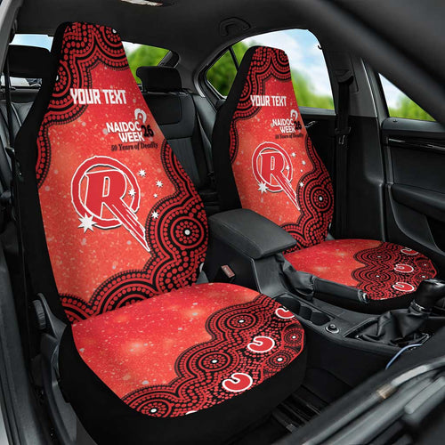 Melbourne Renegades NAIDOC Week 2026 Custom Car Seat Cover 50 Years Deadly Indigenous Art Glitter Effect