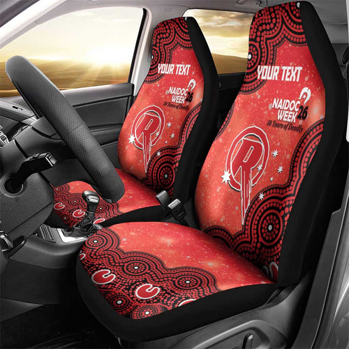 Melbourne Renegades NAIDOC Week 2026 Custom Car Seat Cover 50 Years Deadly Indigenous Art Glitter Effect