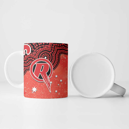 Melbourne Renegades NAIDOC Week 2026 Custom Ceramic Mug 50 Years Deadly Indigenous Art Glitter Effect