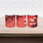 Melbourne Renegades NAIDOC Week 2026 Custom Ceramic Mug 50 Years Deadly Indigenous Art Glitter Effect