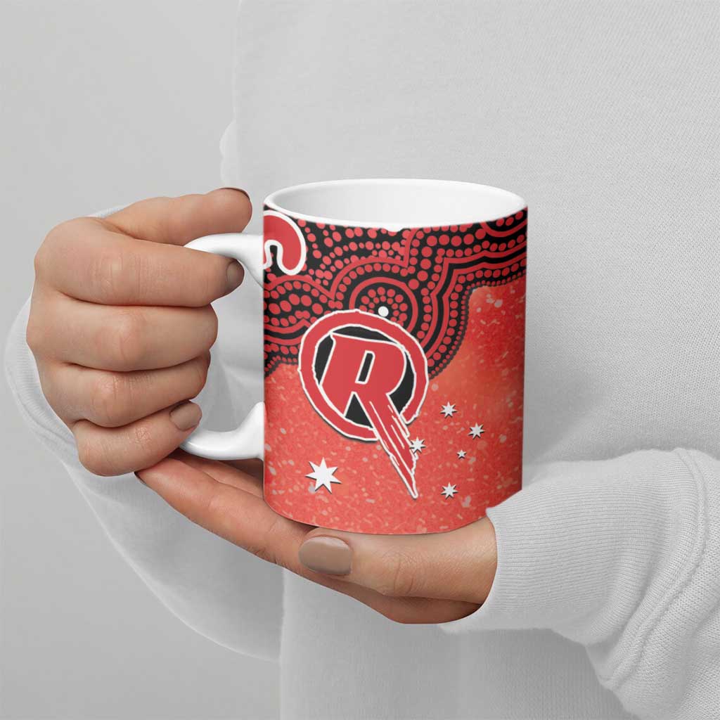 Melbourne Renegades NAIDOC Week 2026 Custom Ceramic Mug 50 Years Deadly Indigenous Art Glitter Effect