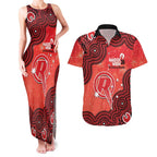 Melbourne Renegades NAIDOC Week 2026 Custom Couples Matching Tank Maxi Dress and Hawaiian Shirt 50 Years Deadly Indigenous Art Glitter Effect